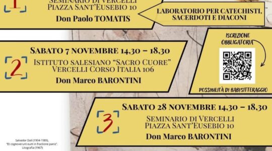 Il 17 ottobre laboratorio per catechisti, sacerdoti e diaconi