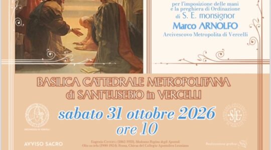 Due nuovi sacerdoti per la Diocesi eusebiana